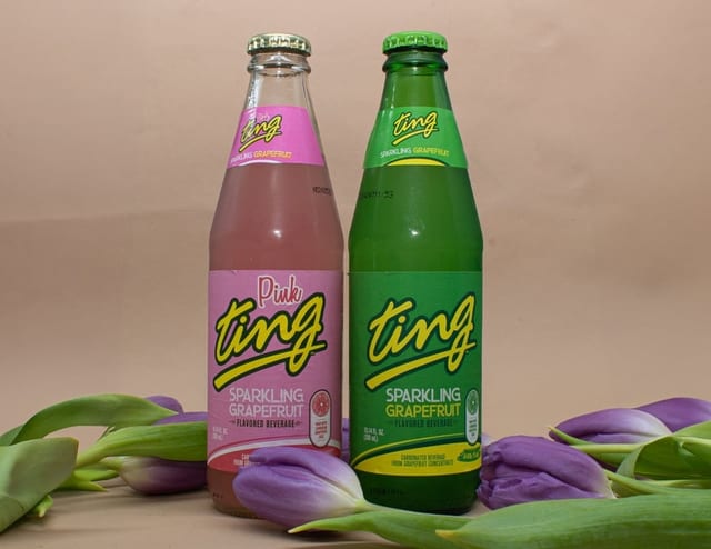 Ting Sparkling Grapefruit Soda.