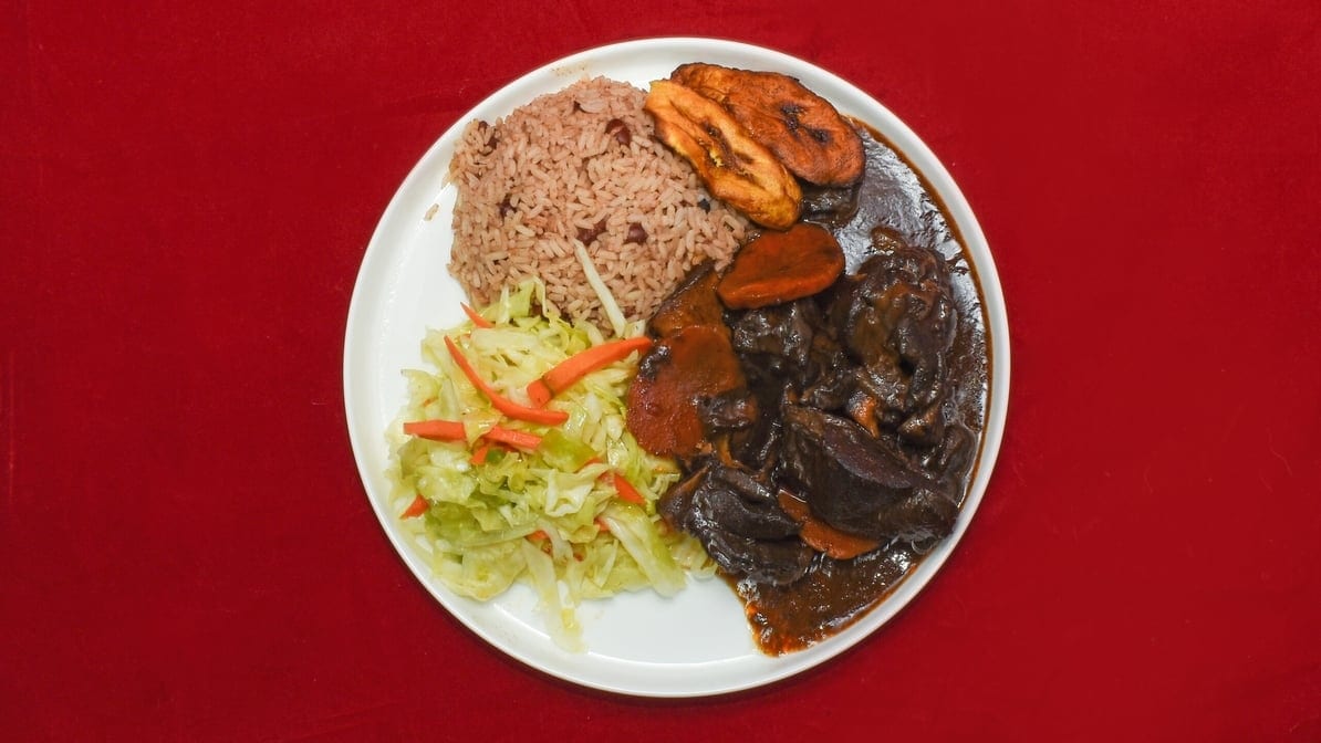 Stew Chicken.