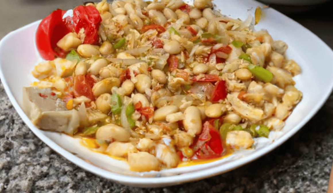 Beans and Salt Fish.