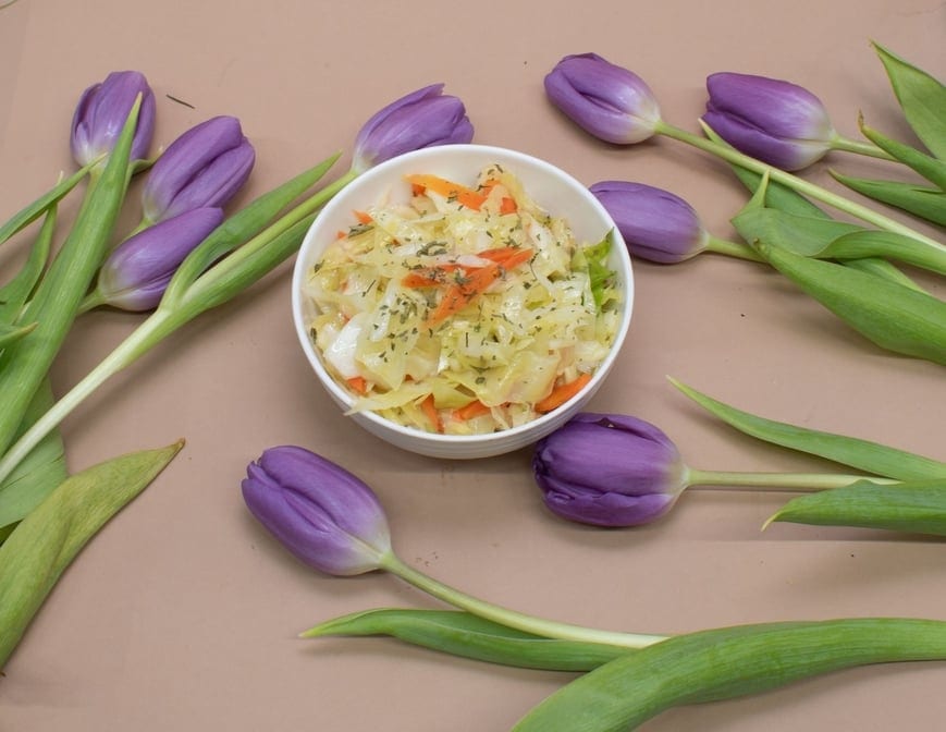 Steamed Cabbage.
