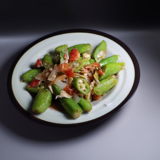 Salt Fish and Okra.